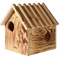 Dobar Eichhörnchenkobel mit 3 Eingängen 26 x 26 x 29 cm Kiefer geflammt