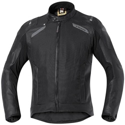 Held Camaris dames en heren motorfiets lederen/textiel jas, zwart, 2XL