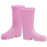 ZauberDeko Wichtel Zubehör Gummistiefel PINK Rosa Wichteline Miniatur Puppenhaus Set 1 Paar