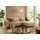 TRENDMANUFAKTUR Eckcouch Polyester 2-Sitzer Grau