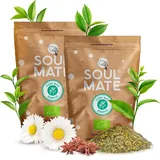 Soul Mate Orgánica Siempre 1kg (2x500g) – Bio-Mate-Tee aus Brasilien, Kräuter-Mate mit Kamille, Anis & Dill – Ätherisch-würziges Aroma