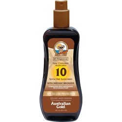 Australian Gold, Sonnencreme, Gel mit Bronzer (Sonnengel, Sonnenspray, SPF 0 – 10, 237 ml)