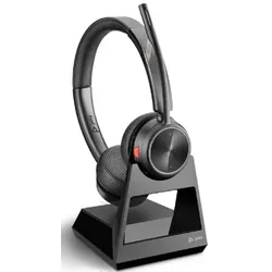 Plantronics Headset POLY Savi 7220 Office Stereo, On-Ear, kabellos, DECT, schwarz