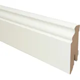 Logoclic Sockelleiste MDF profiliert Grundiert 70 mm x 17 mm x 2600 mm
