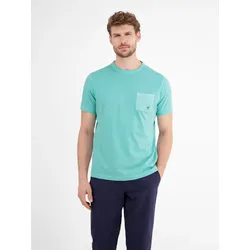T-Shirt mit Brusttasche - Coastal Blue - XXL