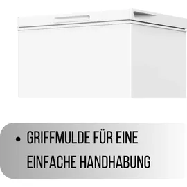 Yuna FROSTER 100E, Gefriertruhe, 99 Liter, DUAL Modus Gefrieren oder Kühlen, mit Drahtkorb