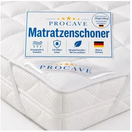 procave Matratzenschoner 90 x 190 cm weiß