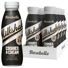 Barebells Milkshake Cookies & Cream Shake 8 x 330 ml