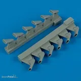 Quickboost QB32 078 - 1:32 Spitfire Mk.IX exhaust - fishtail (HAS)