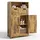 bealife Badezimmerschrank mit 2 Schubladen 60 x 30 x 108 cm Weiß