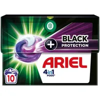 Ariel 4in1 PODS Waschmittel Kapseln + Schwarzschutz 10 Waschladungen Schwarze Kleidung 10