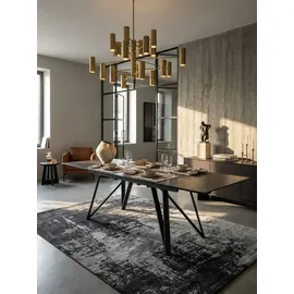 KADIMA DESIGN 180 x 76 x 95 cm schwarz