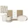 Broste Copenhagen Single Geschirr-Set Nordic Vanilla Teeservice 8-tlg. beige
