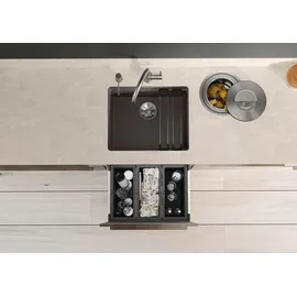 Blanco Etagon 500-U cafe + Handbetätigung + InFino