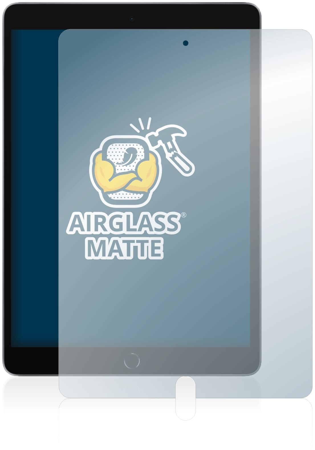 BROTECT Entspiegelungs-Panzerglasfolie für Apple iPad 10.2" WiFi Cellular 2021 (9. Gen.) Schutzglas Schutz-Folie Matt [Extrem Kratzfest 9H,