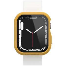 Otterbox Eclipse Bumper mit integrierter Displayschutzglas für Apple Watch Series 9/8/7 45mm, gehärtetes Glas, stoßfeste, sturzsichere und schlanke Schutzhülle für Apple Watch, Gelb