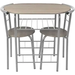 vidaXL Frühstückstisch Bar-Set MDF