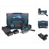Bosch GST 18V-155 SC Professional Stichsäge 18 V + 2x Akku 5,0 Ah + Ladegerät + L-Boxx