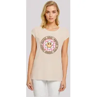 F4NT4STIC T-Shirt Muttertag super müde Mama Retro Blumen in