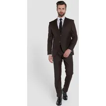 Steffen Klein Anzug SLIM FIT in braun | Gr.: 52