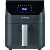 DS PRODUKTE Heißluftfritteuse Rachs KOCHWERK schwarz/grau