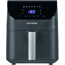 DS PRODUKTE Heißluftfritteuse Rachs KOCHWERK schwarz/grau