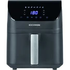 DS PRODUKTE Heißluftfritteuse Rachs KOCHWERK schwarz/grau
