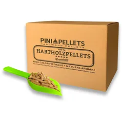 PINI Hartholz Pellets 100% Eiche Nr. 2 BBQ Oak 15 Kg Grillpellets zum Grillen Räuchern Smoken