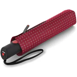 Knirps Regenschirm T.205 Duomatic Twocross Ecorepel M Red