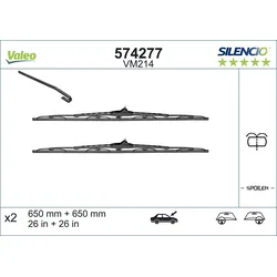 VALEO 574277 Wischblatt SILENCIO CONVENTIONAL SET