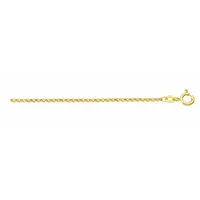 Adelia ́s Adeliás Damen 333 Gold Erbs Halskette Ø 1,5 mm", gold, | Gr.: 38 cm