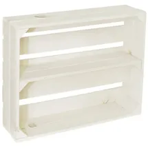 CHICCIE Holzkiste 50 x 40 x 15 cm 4-tlg. weiß