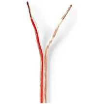 Nedis Lautsprecherkabel - Kabel 2x 1.50 mm Koppar 15.0 m Transparent