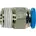 Gerade Steckverschraubung Blaue Serie R 1/8 a Schlauch Ø12