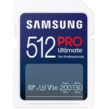 Samsung PRO Ultimate R200/W130 SDXC 512GB, UHS-I U3, Class 10 (MB-SY512S/EU)