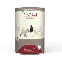 Herrmann's Manufaktur Herrmann's Selection Reinfleisch 400g Dose Hundenassfutter 12 x 400 Gramm Bio Rind
