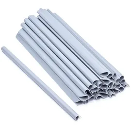 Estexo Sichtschutzstreifen 30 x 5 cm grau PVC 30 St.
