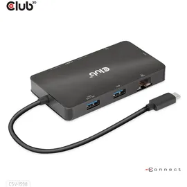 Club 3D 7in1 Portable Dock, USB-C 3.1 [Stecker] (CSV-1598)