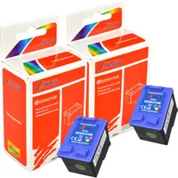 Ampertec 2 Kompatible Tinten ersetzt HP C9503A 57 Doppelpack