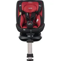 Auto Kindersitz Sitzerhöhung drehbar 360° Grad mit Standfuß für Kinder von ca. 15 Monate bis 12 Jahre / 9 bis 36 kg / ECE R129 (Klasse I, II, I... - Rot