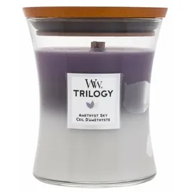 Woodwick Amethyst Sky Duftkerze 275 g lila