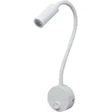 W flexible LED-Leselampe mit Schwanenhals für Schlafzimmer, Büro, Schreibtisch, Arbeitszimmer