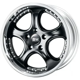 RH ALURAD RAL Cup 10,0 x 18 5 x 130 ET54 Schwarz