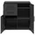 milino Kommode Multi-Stauraum 80 x 83 x 40 cm Anthrazit