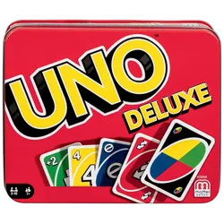 Mattel K0888 - UNO - Kartenspiel in Metall-Box, UNO Deluxe