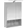 vidaXL Badezimmerspiegelschrank 50 cm grau