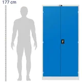 MSW Werkzeugschrank Werkstattschrank 300 kg Schubladenschrank perforierte Wände