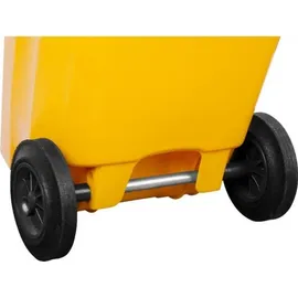 Proregal 2-Rad-Mülltonne MGB HDPE-Kunststoff 120 Liter Gelb | Blau
