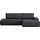 OTTO home Eckcouch Cord 2-Sitzer Grau