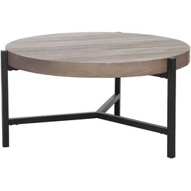 Beliani Bonita Braun/Schwarz Eiche 70 x 42 cm